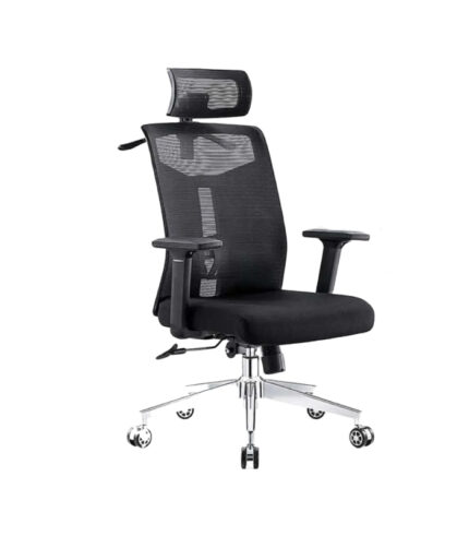 Executive Fabric Chair with Headrest – PVC or SS Base (C-2013 T)
